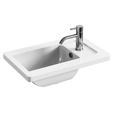 VitrA Integra Hand Washbasin: Modern Elegance 3D model image 1 