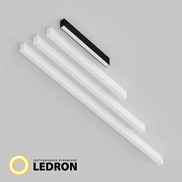 LED Linear Line Lights 3D model image 1 