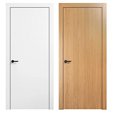 Modern Volhovec Doors Collection! 3D model image 1 