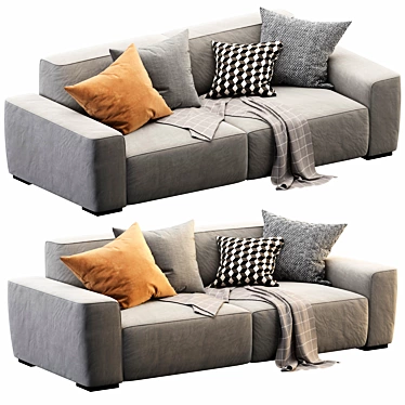 Sleek Marley Sofa - 3D Model 3D model image 1 