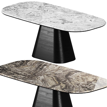 Marble Dining Table by Modnodesign 3D model image 1 