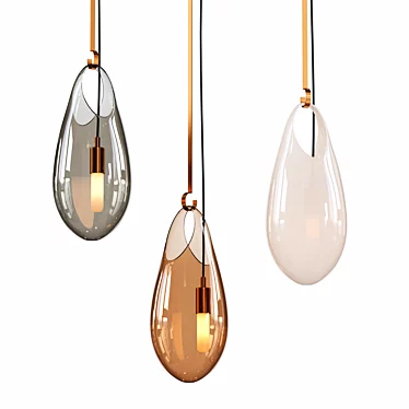 Sklo Hold Pendant Light 3D model image 1 