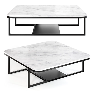 Teora Magazine Table: Modern Design 3D model image 1 