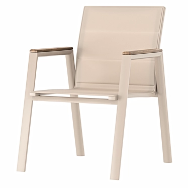 Lora Garden Chair, Elegant Design 3D model image 1 