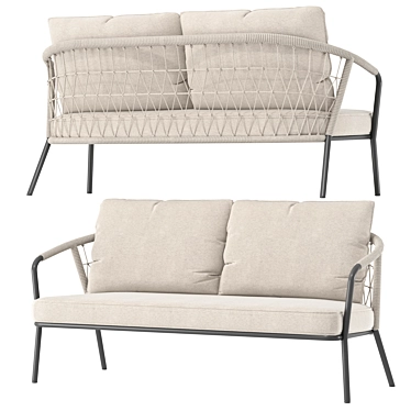 Mess Garden Seating Set 3D model image 1 