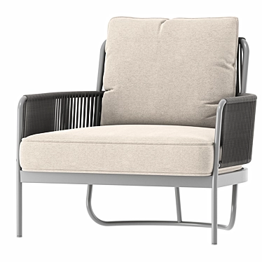 Nora Garden Armchair in Size 80cm 3D model image 1 