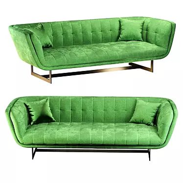 Kare Design Nashville 3-Seater Sofa 3D model image 1 