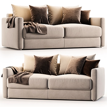 Elegant BEAUMONT Sofa 2017 Edition 3D model image 1 