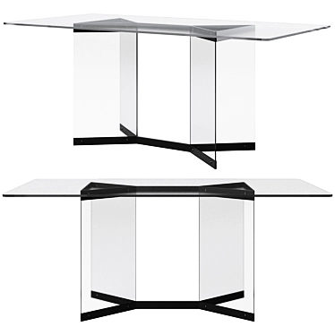 Prisma Dining Table: 180x90x75 mm 3D model image 1 