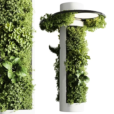 Vertical Garden Lamp 3D Model 3D model image 1 