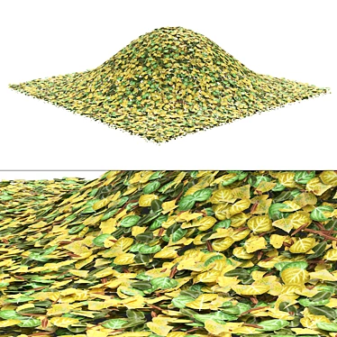 Autumn Leaf Pile Model 3D model image 1 