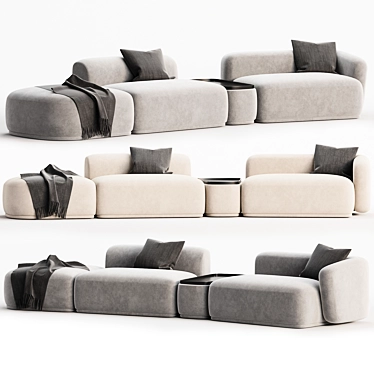 Modern 2017 Sofa RENE 3D model image 1 