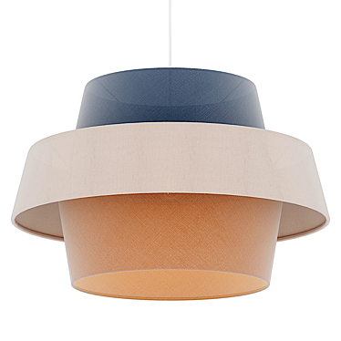 Modern Andromeda Hanging Light 3D model image 1 