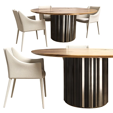 Bonaldo Vela Chair Dorian Table Set