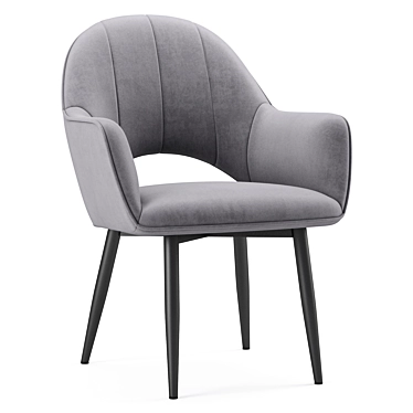 Bailey velvet dining armchair