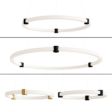 Elegant BRUNI Pendant Lighting Collection 3D model image 1 