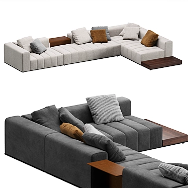 Luxury Modular sofa Minotti Goodman 3D model image 1 