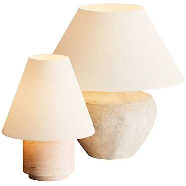 Bronte Table Lamp: Elegant Illumination 3D model image 1 