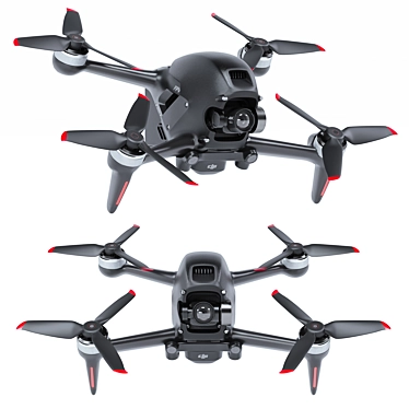 DJI FPV Quadcopter 3D Model 3D model image 1 