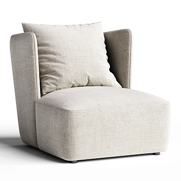 Modern Elvina Fabric Armchair - 

Translation: Современное кресло из ткани Эльвина 3D model image 1 