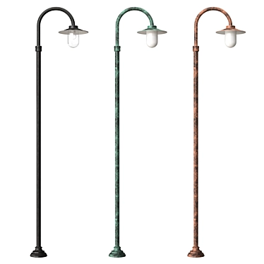 Classical Outdoor Lamp Elba 3D model image 1 