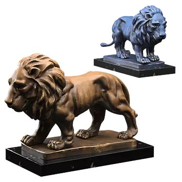 Lion statues