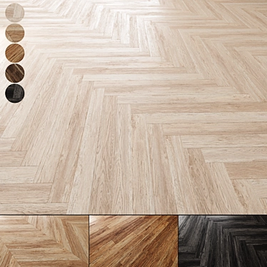 Oak Floor 020 Texture Pack 3D model image 1 