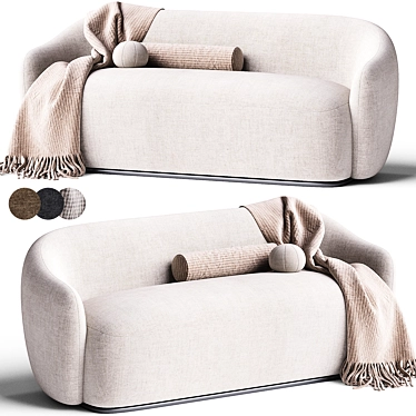 Modern Fogia Barba Sofa (2014) 3D model image 1 