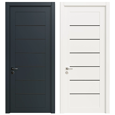 Modern 3D Model Door 205 3D model image 1 