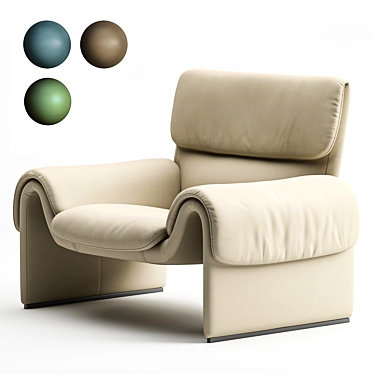 Luxury de Sede Armchair DS-2011 3D model image 1 