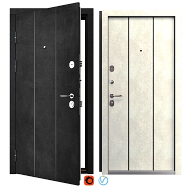 Guarant Metal Entrance Door (Bulat) 3D model image 1 