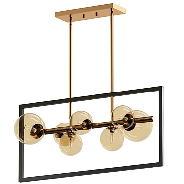 Mercury Row Kitchen Island Chandelier 3D model image 1 