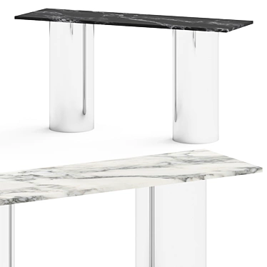 CB2 Luca Marble Console Table