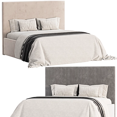 Modern ODRI Bed 2017 Euro-Design 3D model image 1 