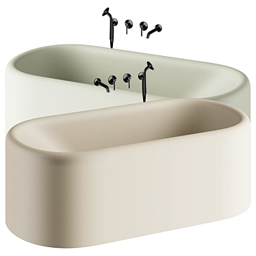  INBANI EASE Bathtub - Note Design Studio 3D model image 1 