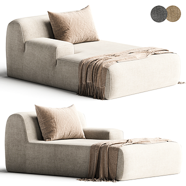 Elegant Meridiani Norton Sofa 3D model image 1 