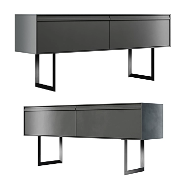 Modern TV Stand Giellesse Frame 3D model image 1 