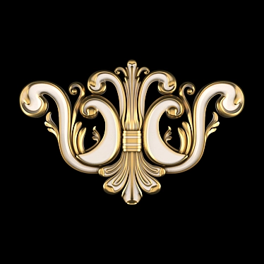 Elegant 3D Ornament Design 3D model image 1 