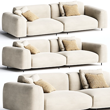 Modern Arflex Macheiro Sofa Design 3D model image 1 