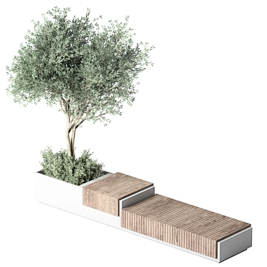 Modern Urban Furniture Design Model 3D model image 1 