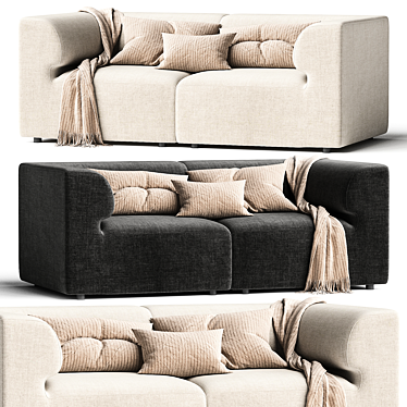 Eave Modular Sofa - Versatile Living 3D model image 1 