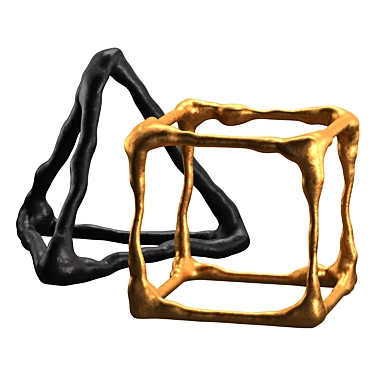 Abstract Iron Sculptures by Corner Design 3D model image 1 