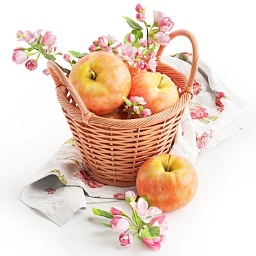 Fruitful Baskets: Corona Rendered Display 3D model image 1 