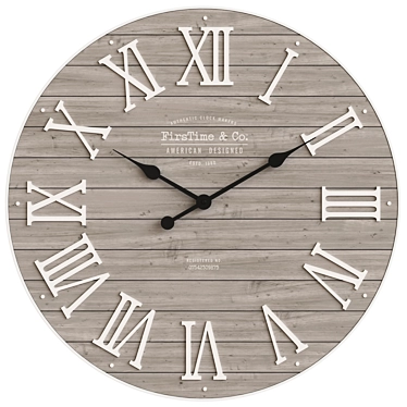 Wall clock with Roman numerals 2