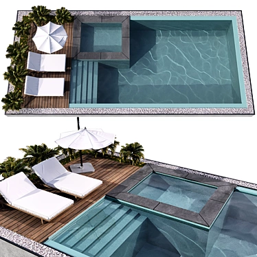 Crystal Clear Pool NO88 3D model image 1 