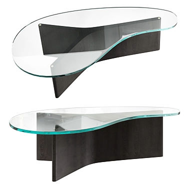 Elegant Upsilon Coffee Table 3D model image 1 