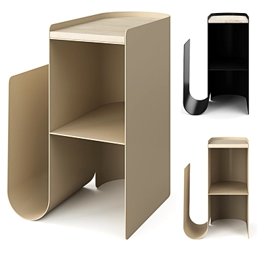 Modern Vault Side Table: Ferm Living 3D model image 1 