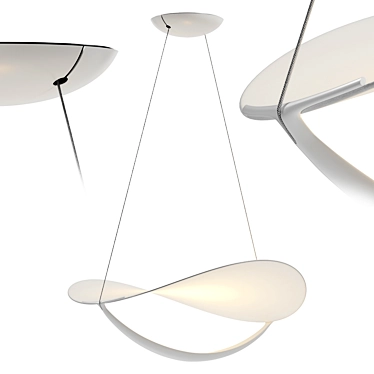 Foscarini Plena Pendant Light Fixture 3D model image 1 