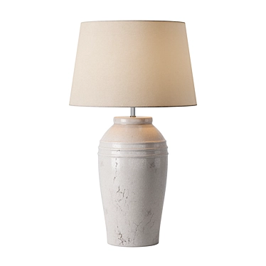 Terracotta Tapered Table Lamp 3D model image 1 