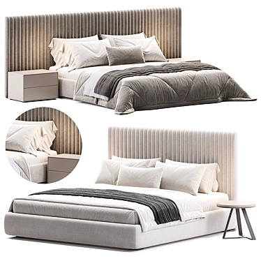 Space-Saving Belini Wall Bed 3D model image 1 